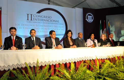 TC inicia II Congreso Internacional Sobre Derecho y Justicia Constitucional