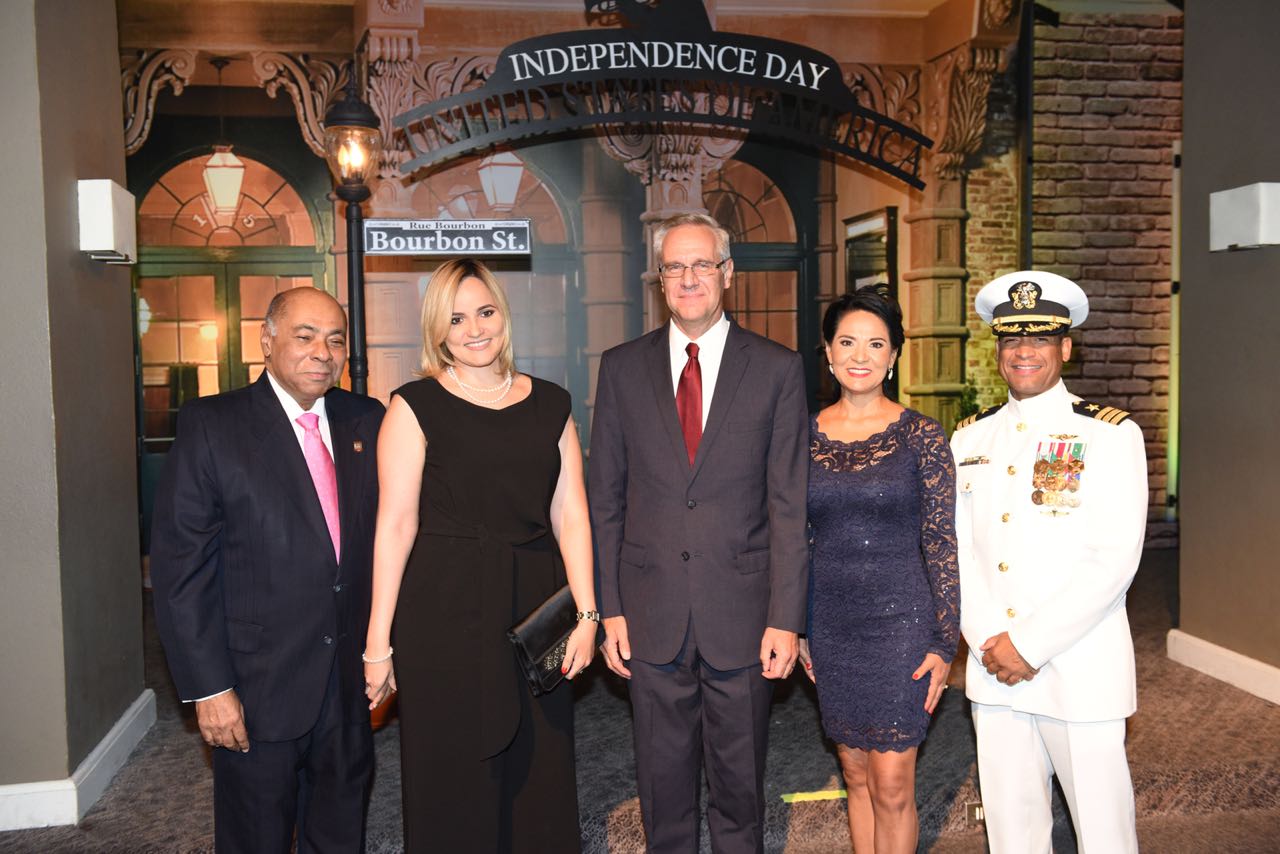 Embajada de los Estados Unidos en República Dominicana celebra 242 aniversario de la independencia norteamericana