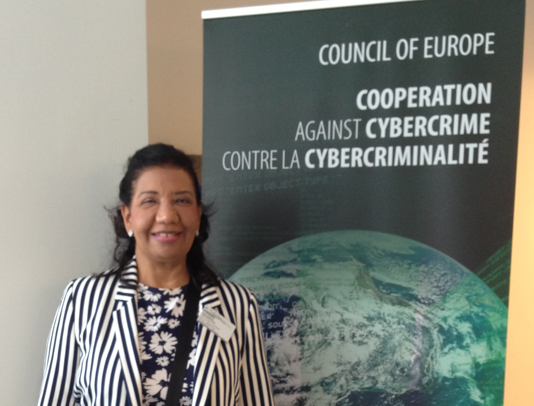 Magistrada Leyda Margarita Piña Medrano participa en la Reunión Plenaria del Comité de Convenciones contra el Cibercrimen en Francia