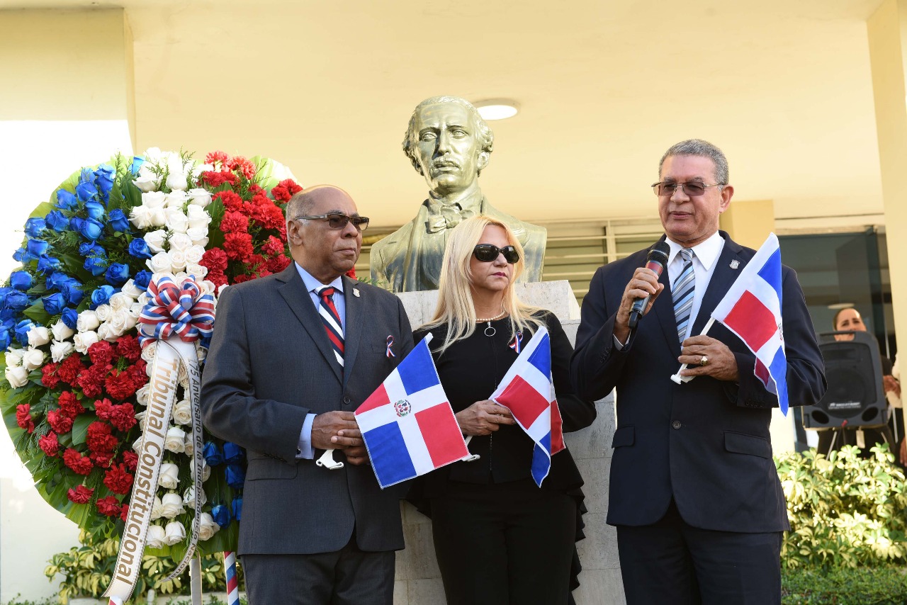 TC realiza acto en conmemoración del 175° aniversario de la independencia, Día de la Bandera y natalicio del patricio Ramón Matías Mella