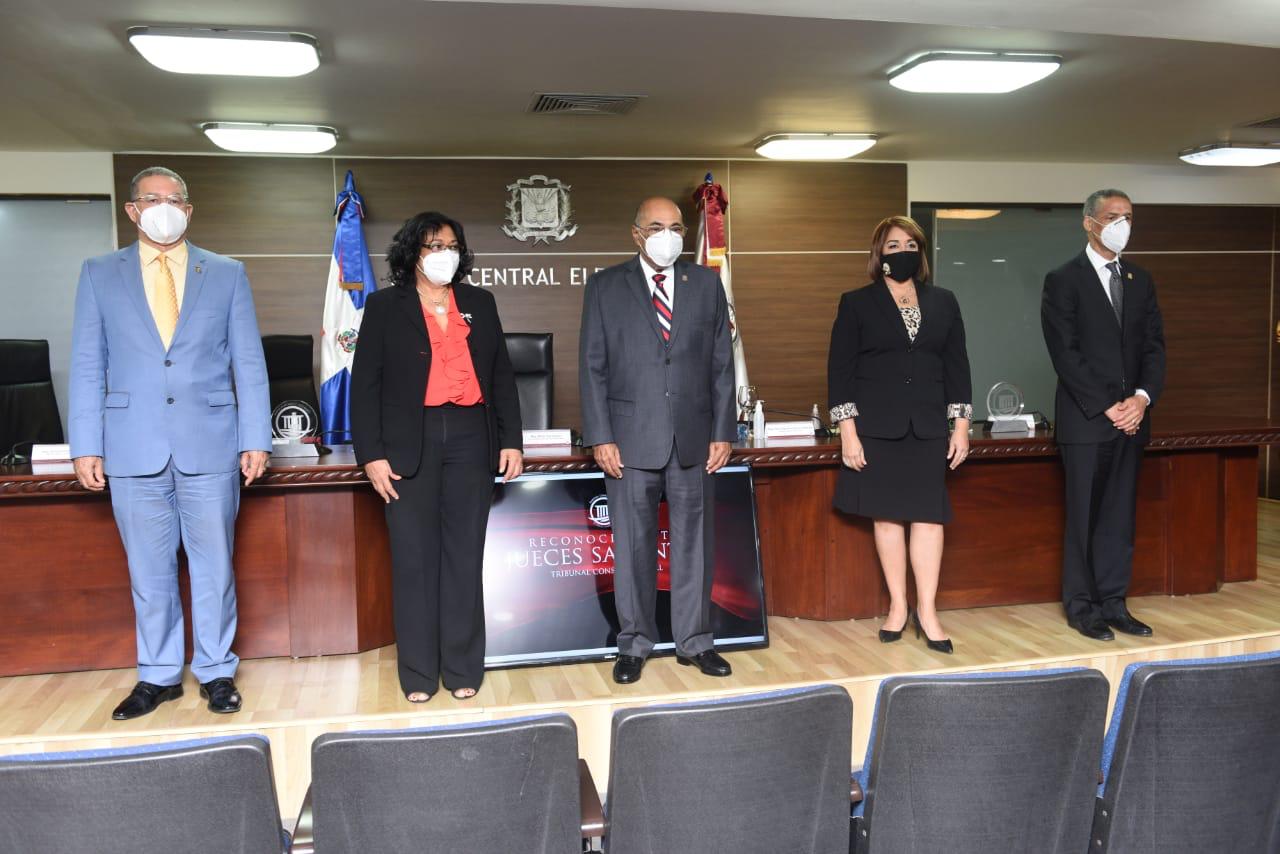 Tribunal Constitucional reconoce labor de cuatro jueces concluyen período de elección 2011-2020