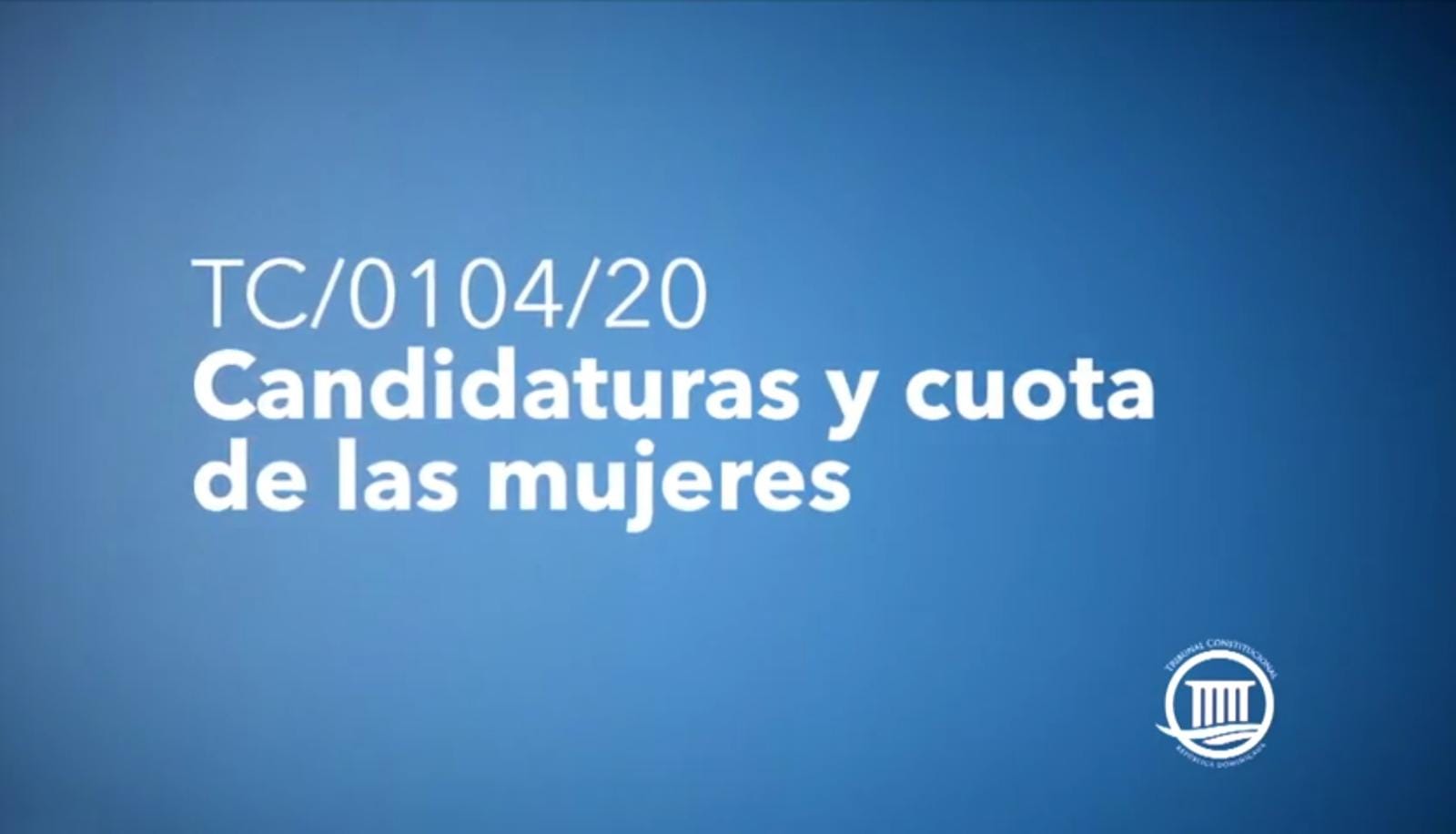 Cápsula: Candidaturas y cuota de las mujeres