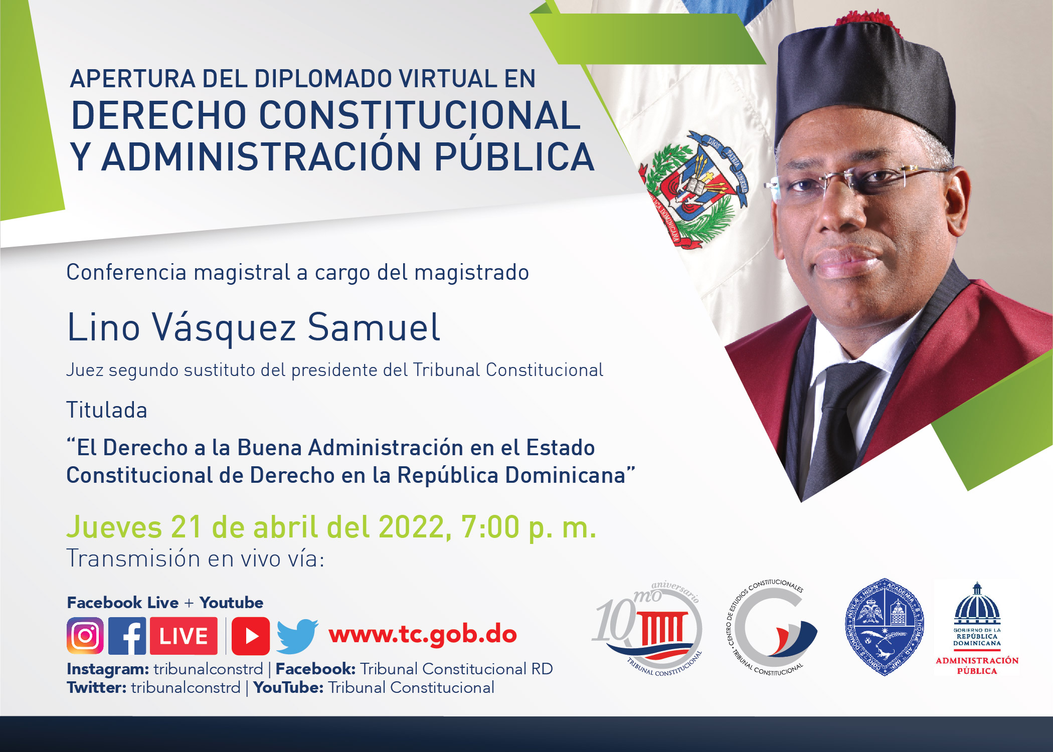 Diplomado Virtual en Derecho Constitucional y Administración Pública