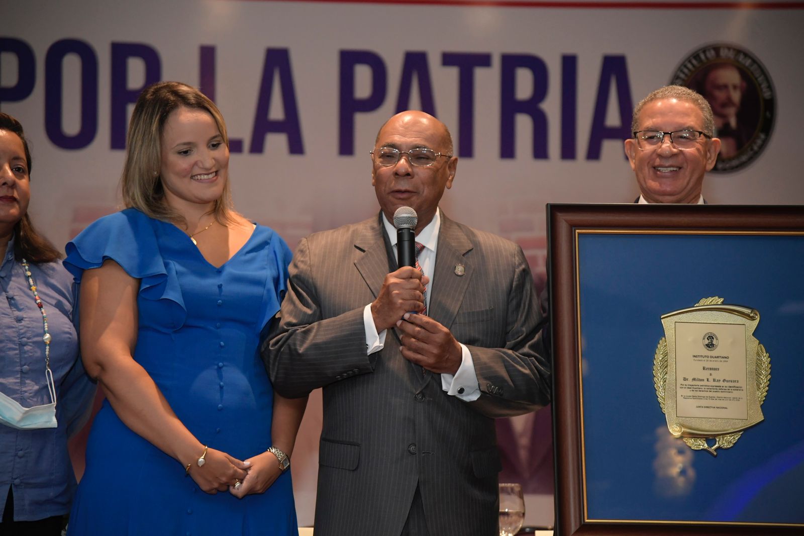Instituto Duartiano reconoce al presidente de Tribunal Constitucional por su trayectoria patriótica