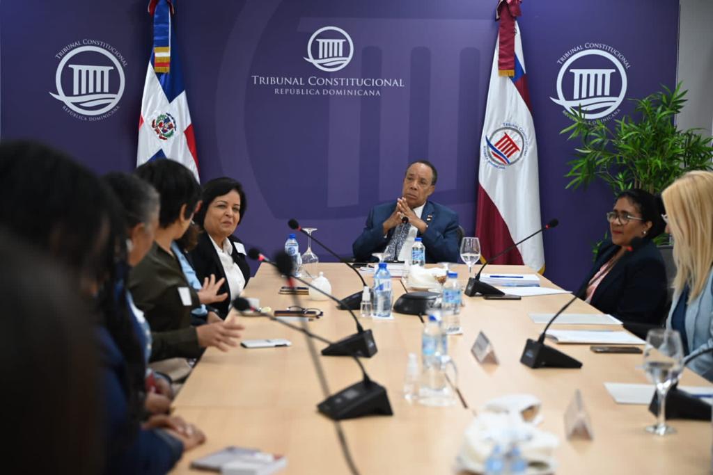 Magistrados del TC reciben visita de mujeres de agrupaciones políticas