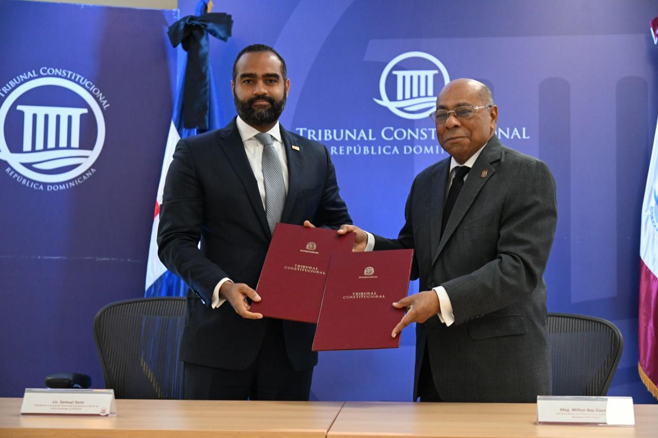 TC y el CODESSD firmaron acuerdo para fomentar estudio de la Constitución