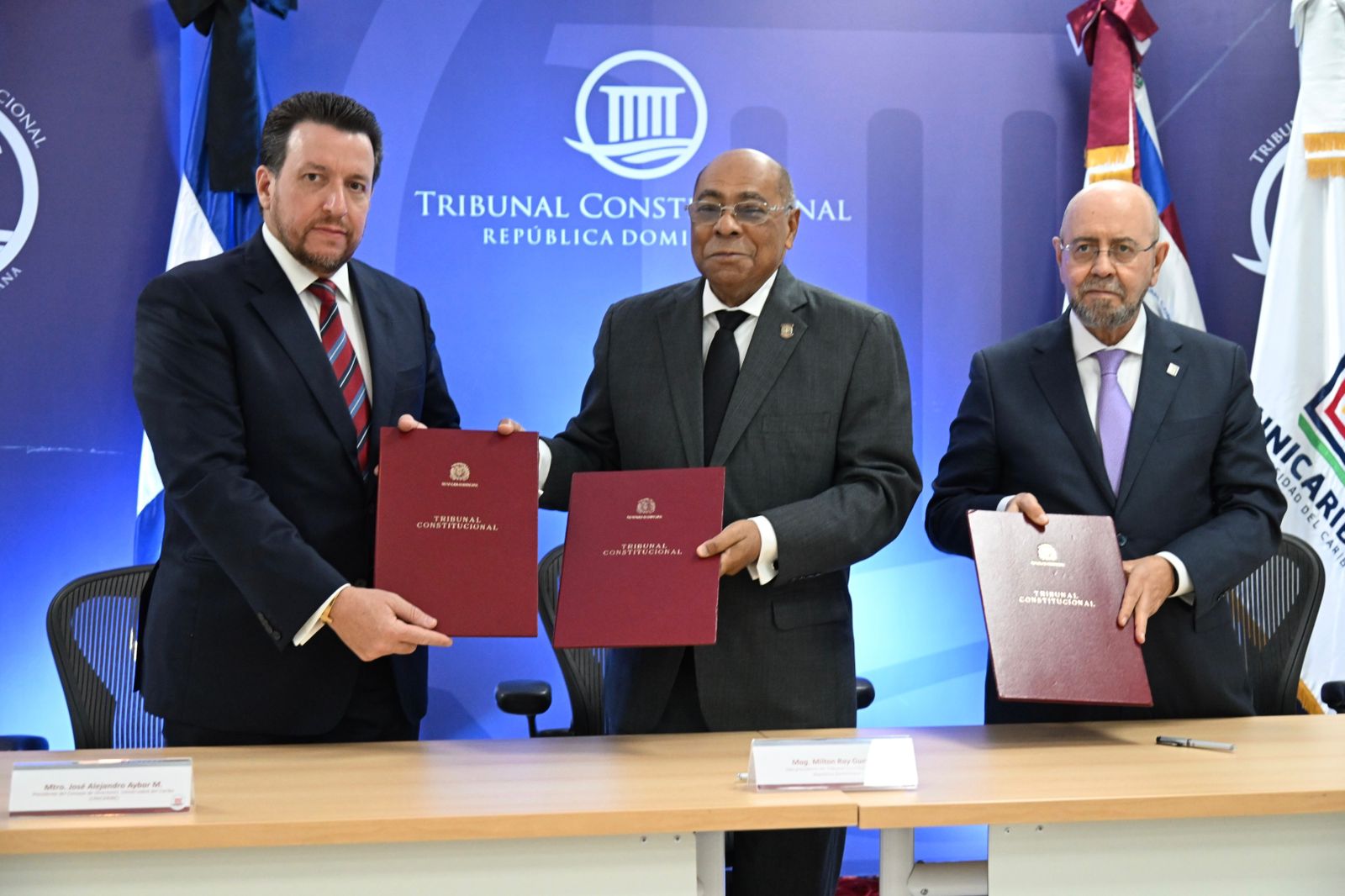 TC y Unicaribe suscriben convenio de cooperación interinstitucional