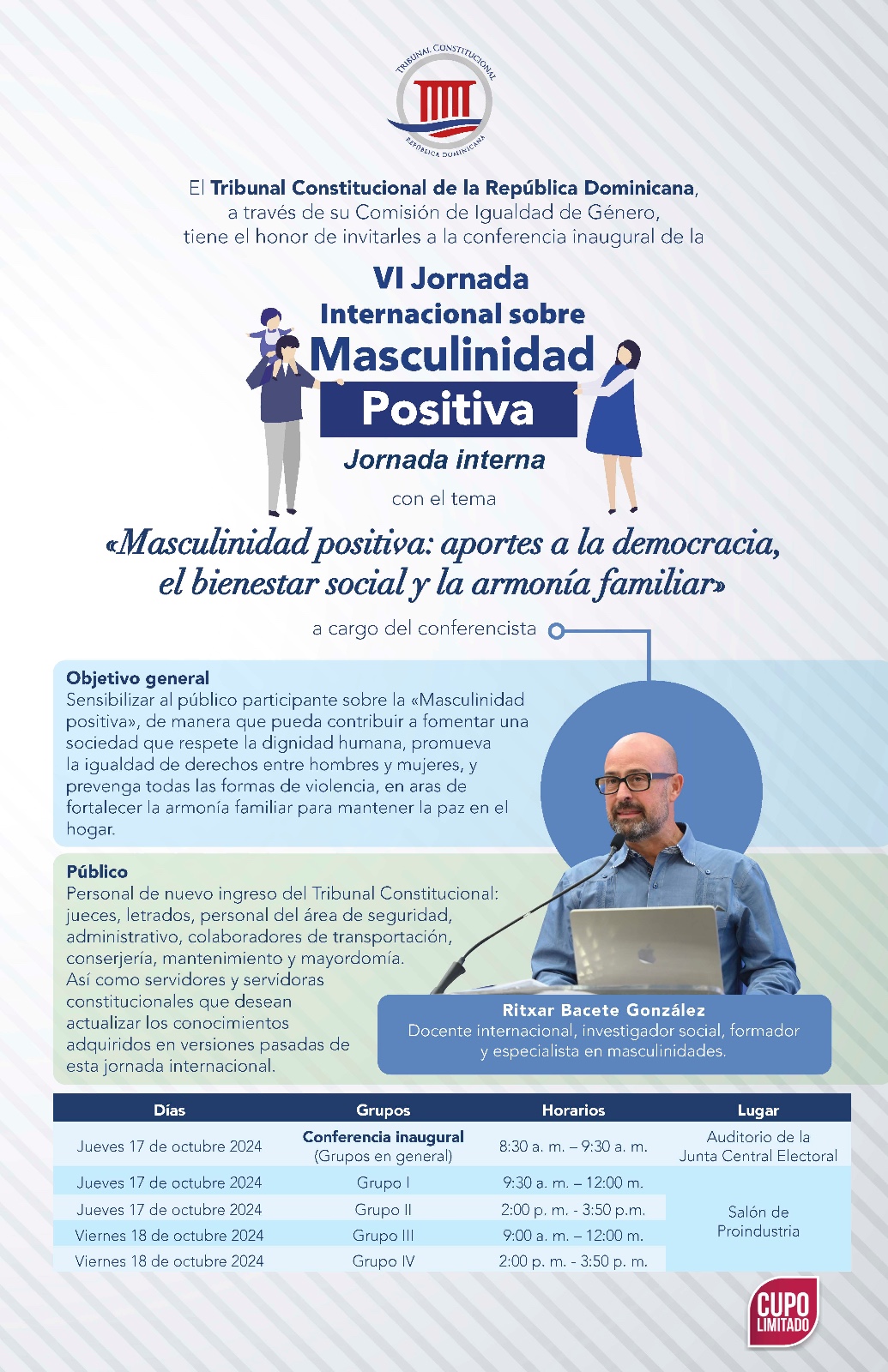 Sexta Jornada Internacional sobre Masculinidad Positiva