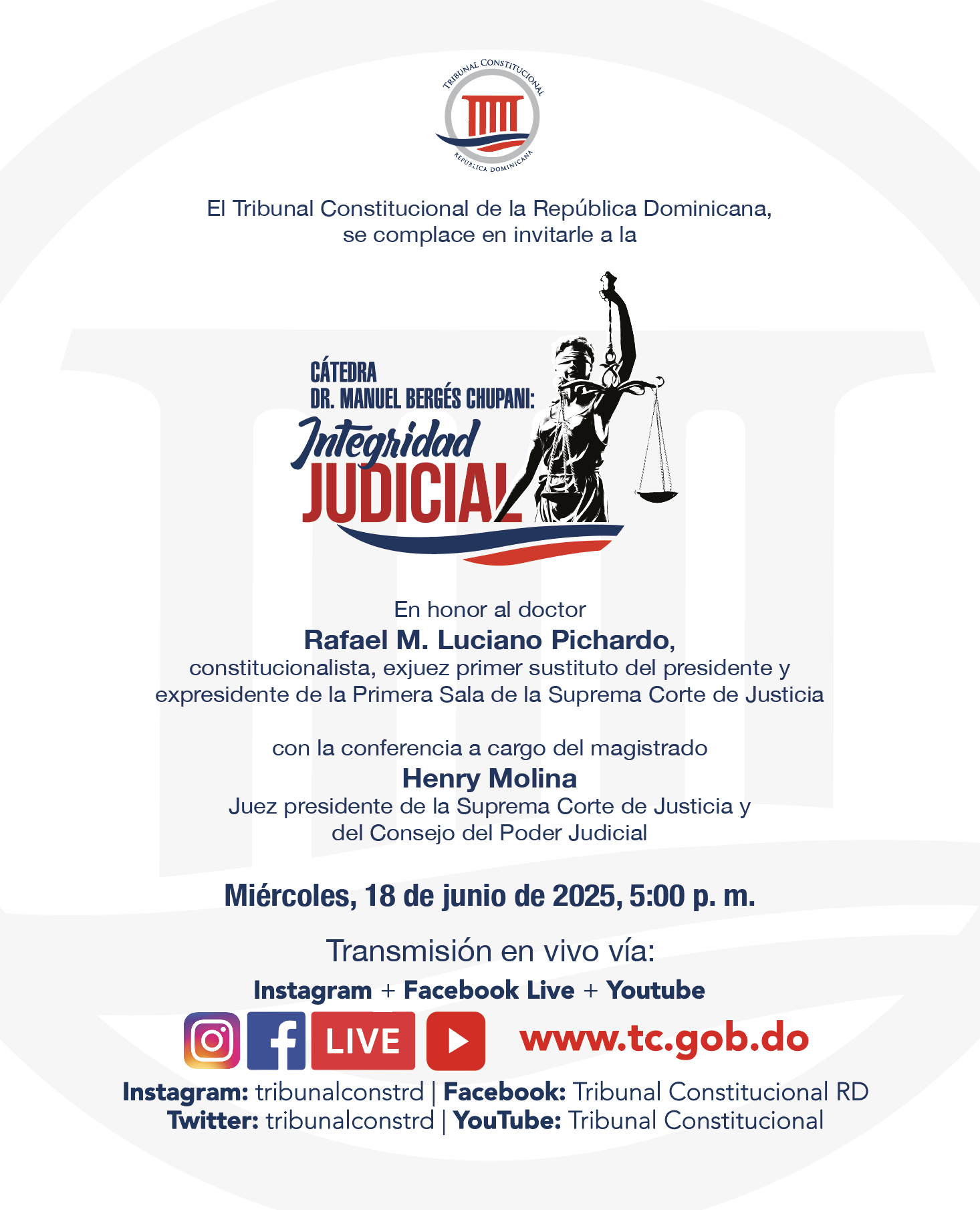 Imagen de CÁTEDRA DR. MANUEL BERGÉS CHUPANI: Integridad judicial