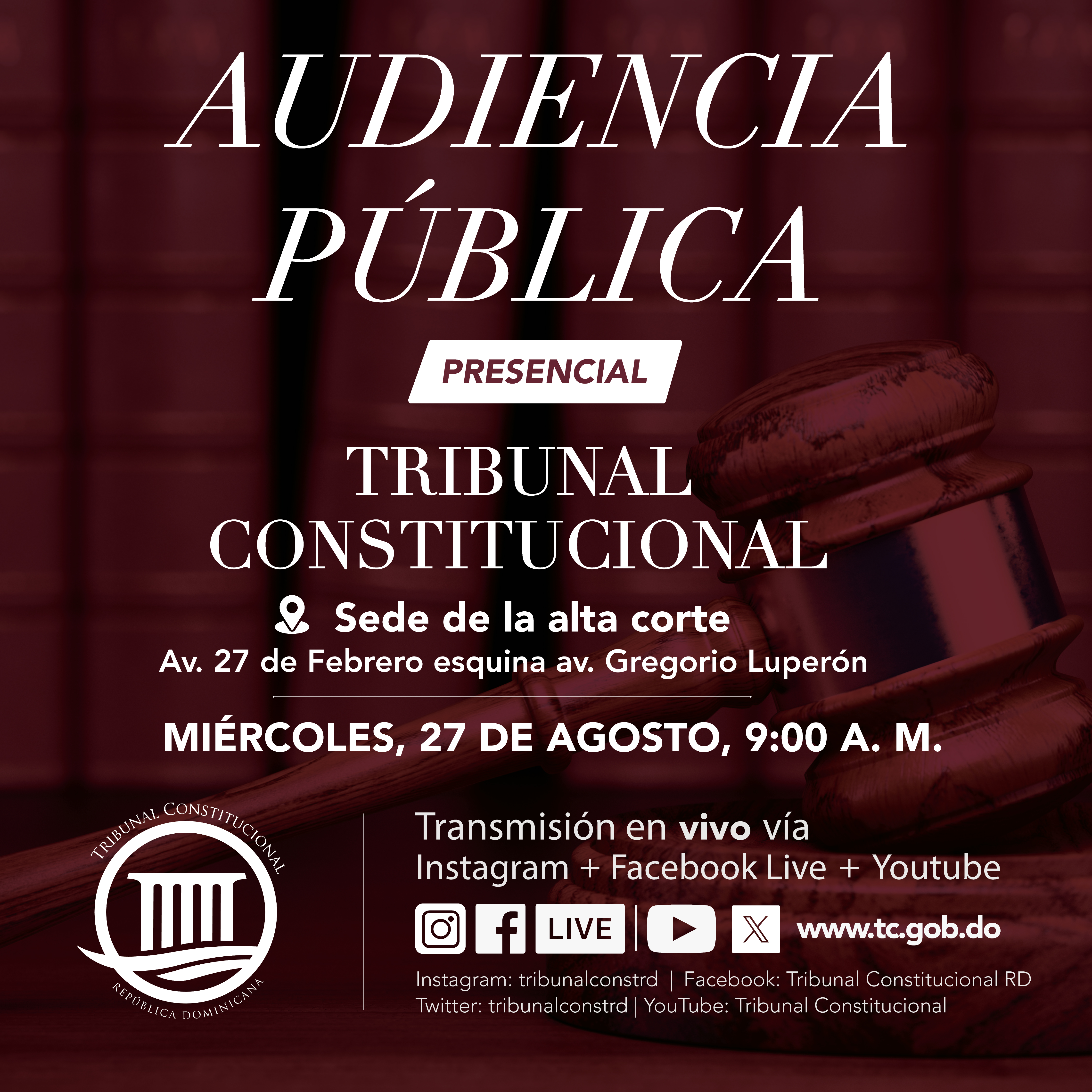 Audiencia Pública agosto 2025