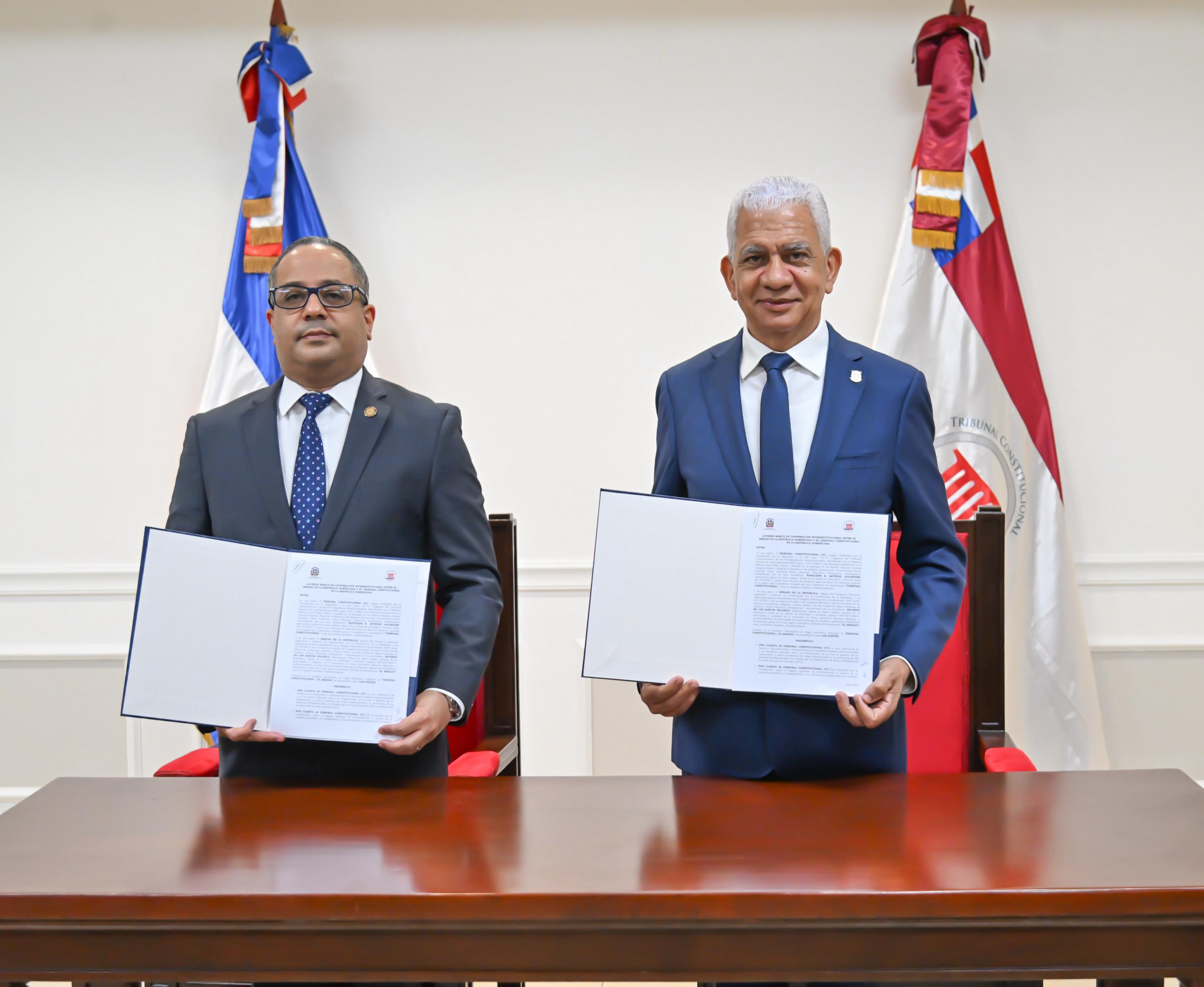Senado de la República y TC suscriben acuerdo de cooperación interinstitucional