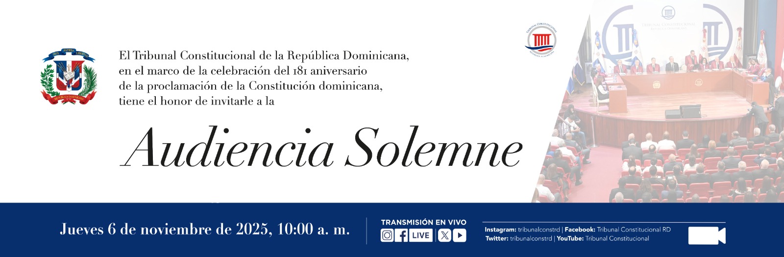 Audiencia solemne dí