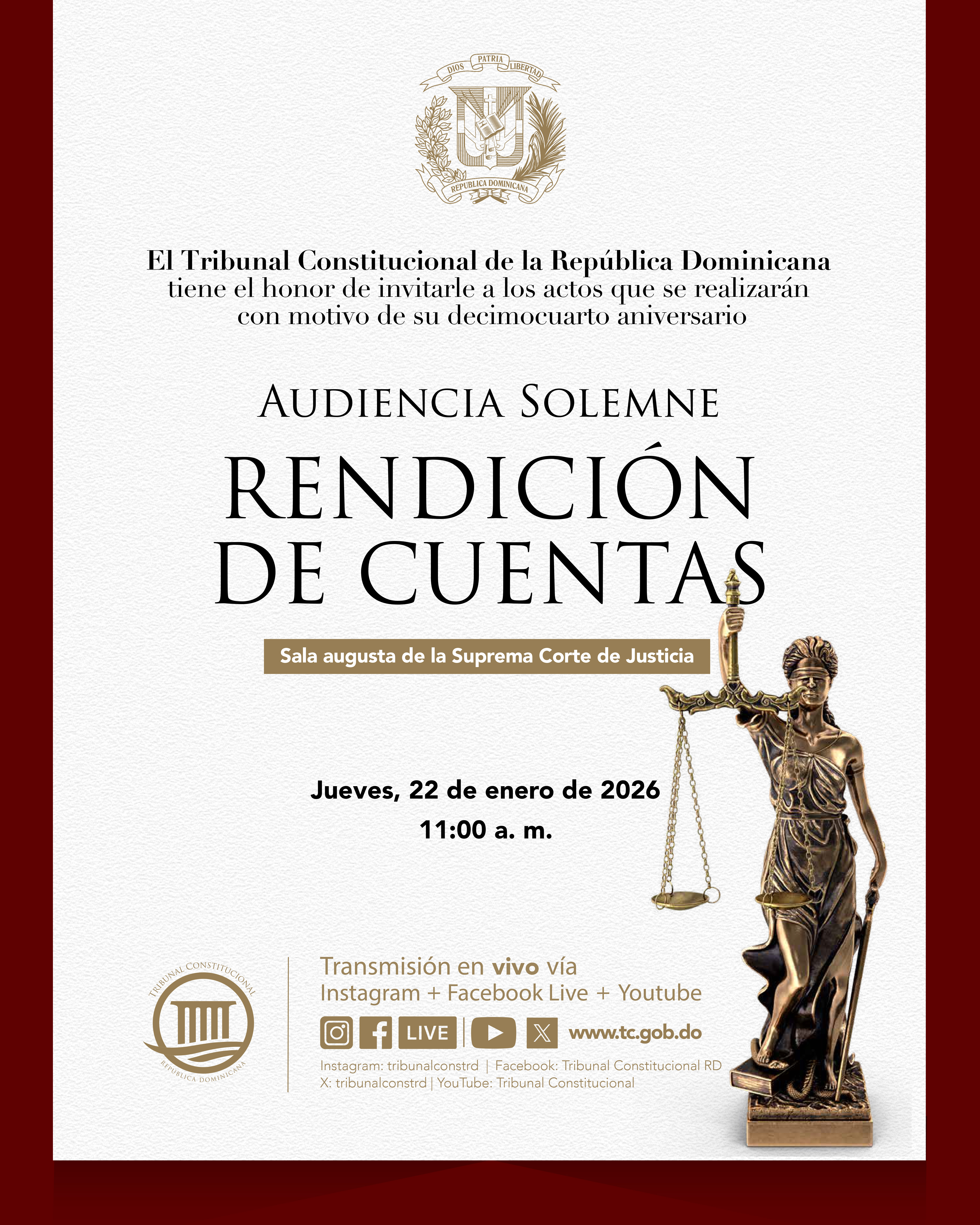Imagen de Audiencia Solemne Rendición de Cuentas 2026