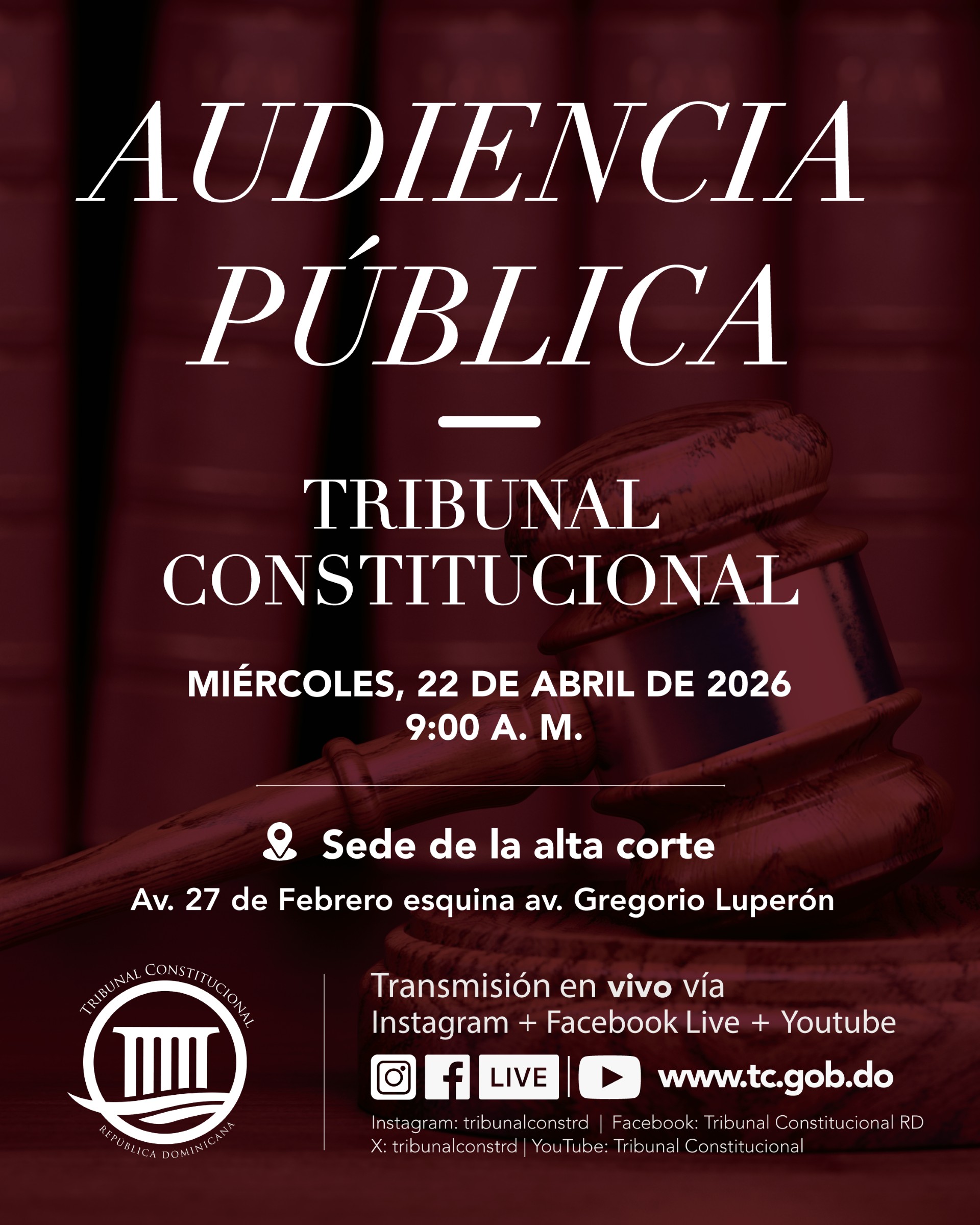 Imagen de AUDIENCIA PÚBLICA abril 2026