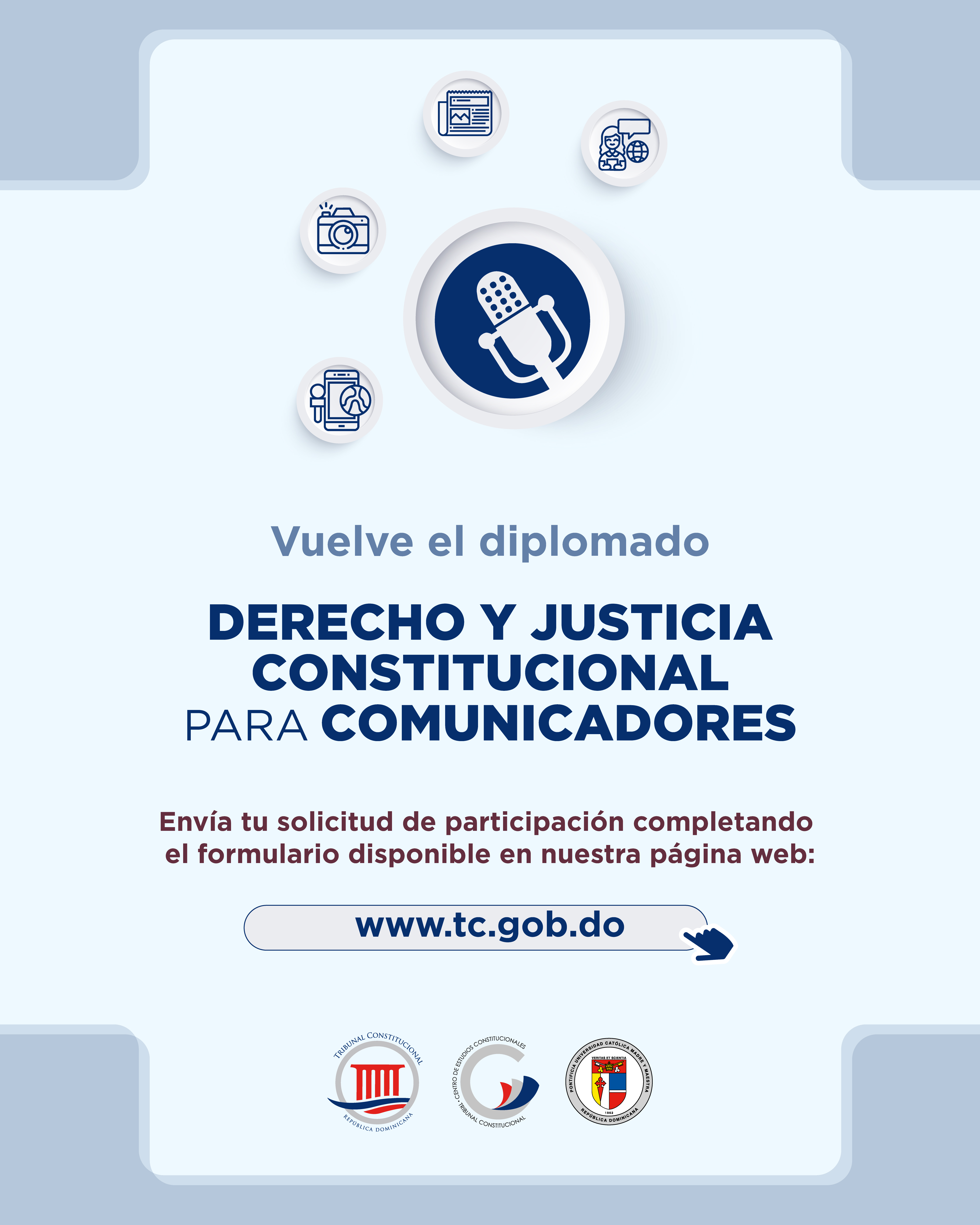 Imagen de Acto de apertura del diplomado Derecho y Justicia Constitucional para Comunicadores