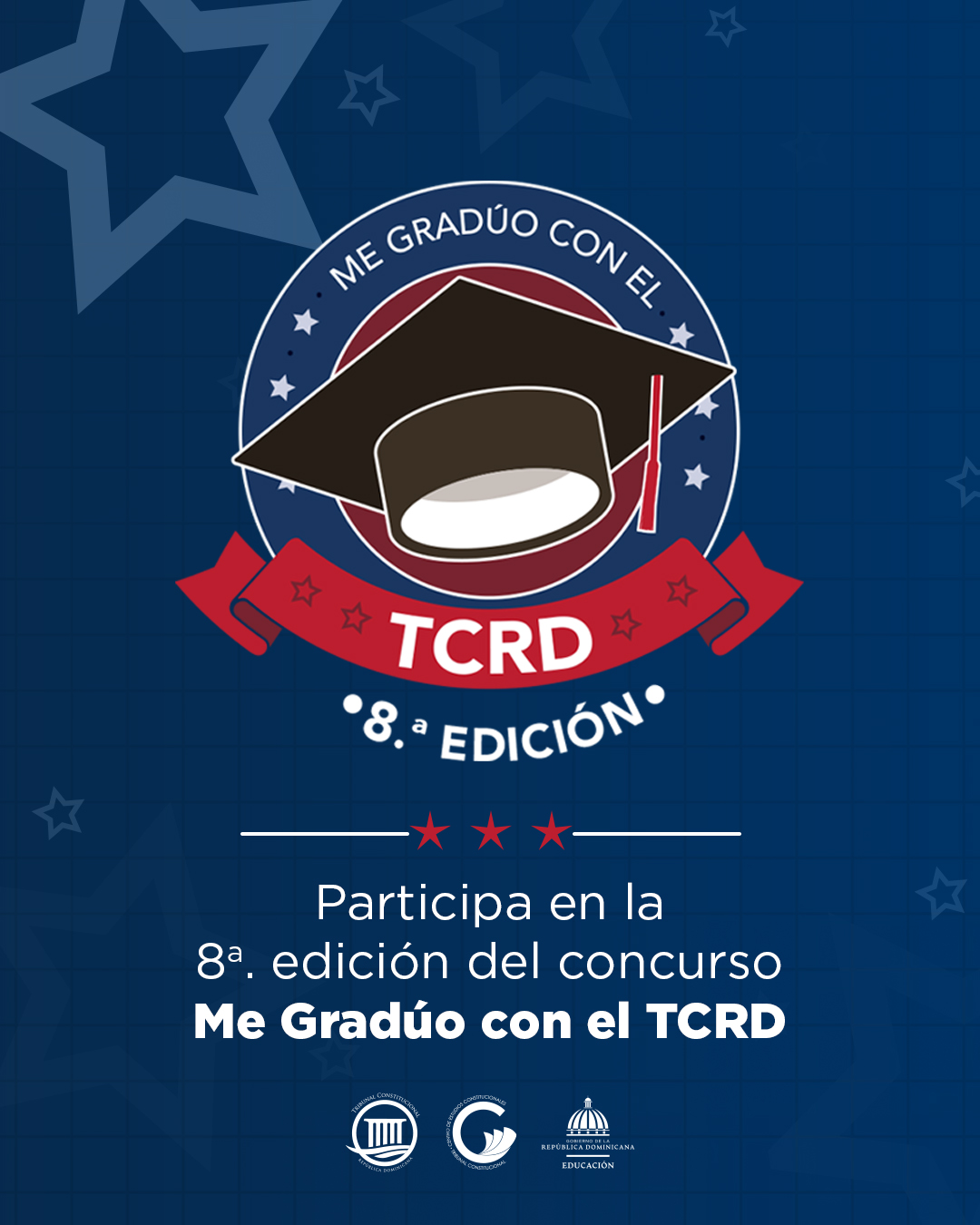 Tribunal Constitucional convoca a la octava edición del concurso Me Gradúo con el TCRD