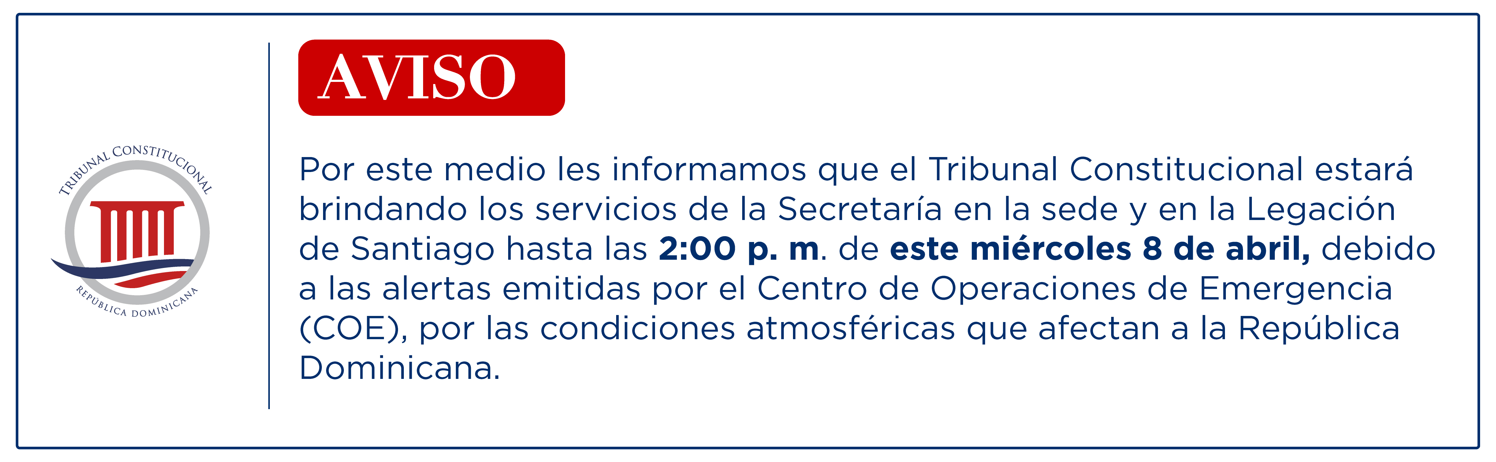 Aviso suspensión lab