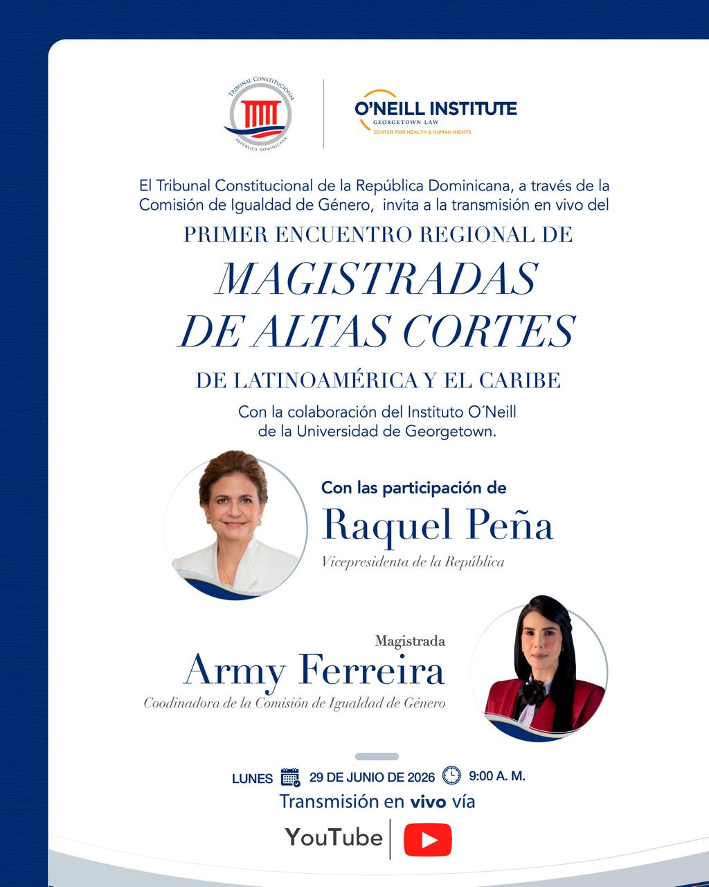 Imagen de Primer Encuentro Regional de Magistradas de Altas Cortes de Latinoamérica y el Caribe.